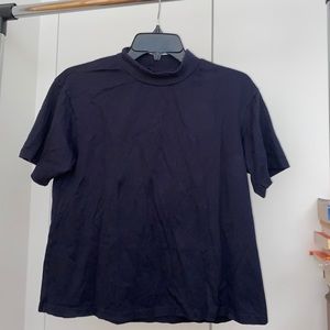 Mock Neck Short Sleeve